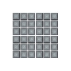 Mosaik- Mosaico color gris 2 x 2