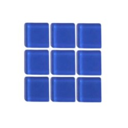Cristalo Vitreo – Mosaico color azul intenso 2.5 x 2.5