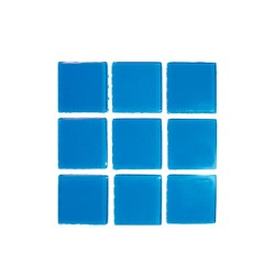 Cristalo Vitreo – Mosaico color azul frances 2.5 x 2.5