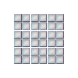 Mosaik- Mosaico color gris tornasol 2 x 2