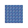 Mosaik- Mosaico color azul tornasol 2 x 2