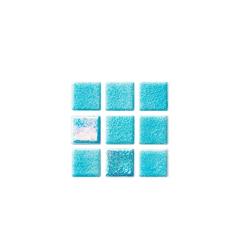 Hispano Glass- Mosaico niebla destellos celeste