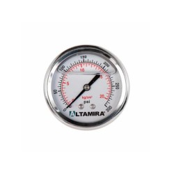 Manometro Altamira con glicerina de 0-300 PSI