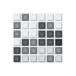 Mosaik- Mosaico mezcla Gris 4 de 2 x 2