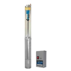 Paquete de Alto flujo con bomba sumergible Serie MAX, motor y caja de control de 0.5 HP / 115 V