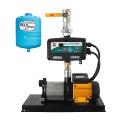 Presurizador de presion constante con variador B-Drive dual y bomba PRISMA15 de 0.75 HP / 127 V